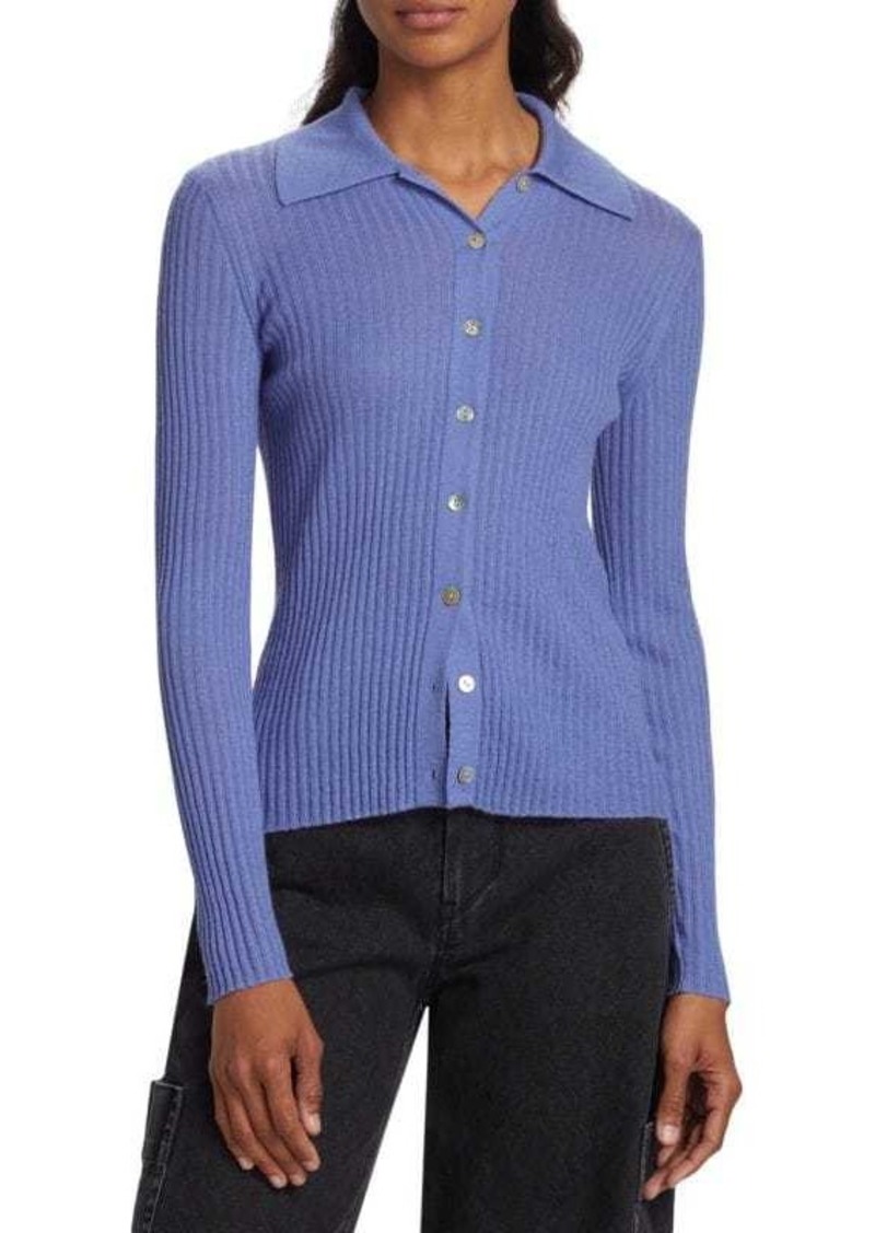 Vince Ribbed Cashmere & Silk Sweater