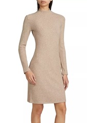 Vince Ribbed Sweater Minidress