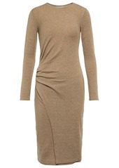 Vince Ruched knit midi dress