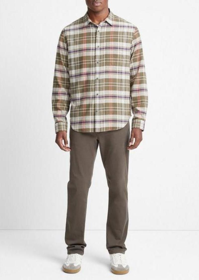 Vince Santa Barbara Plaid Shirt