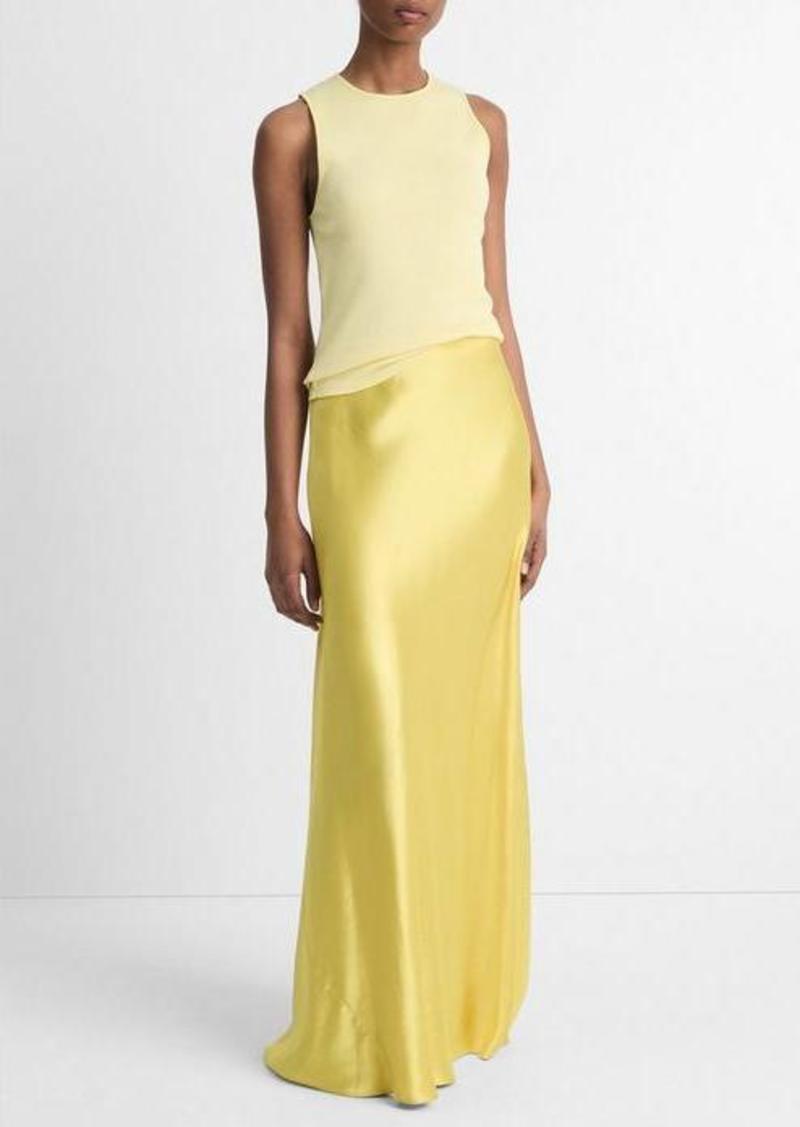 Vince Satin Maxi Skirt