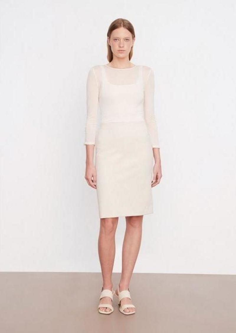 Vince Seamed-Front Pencil Skirt