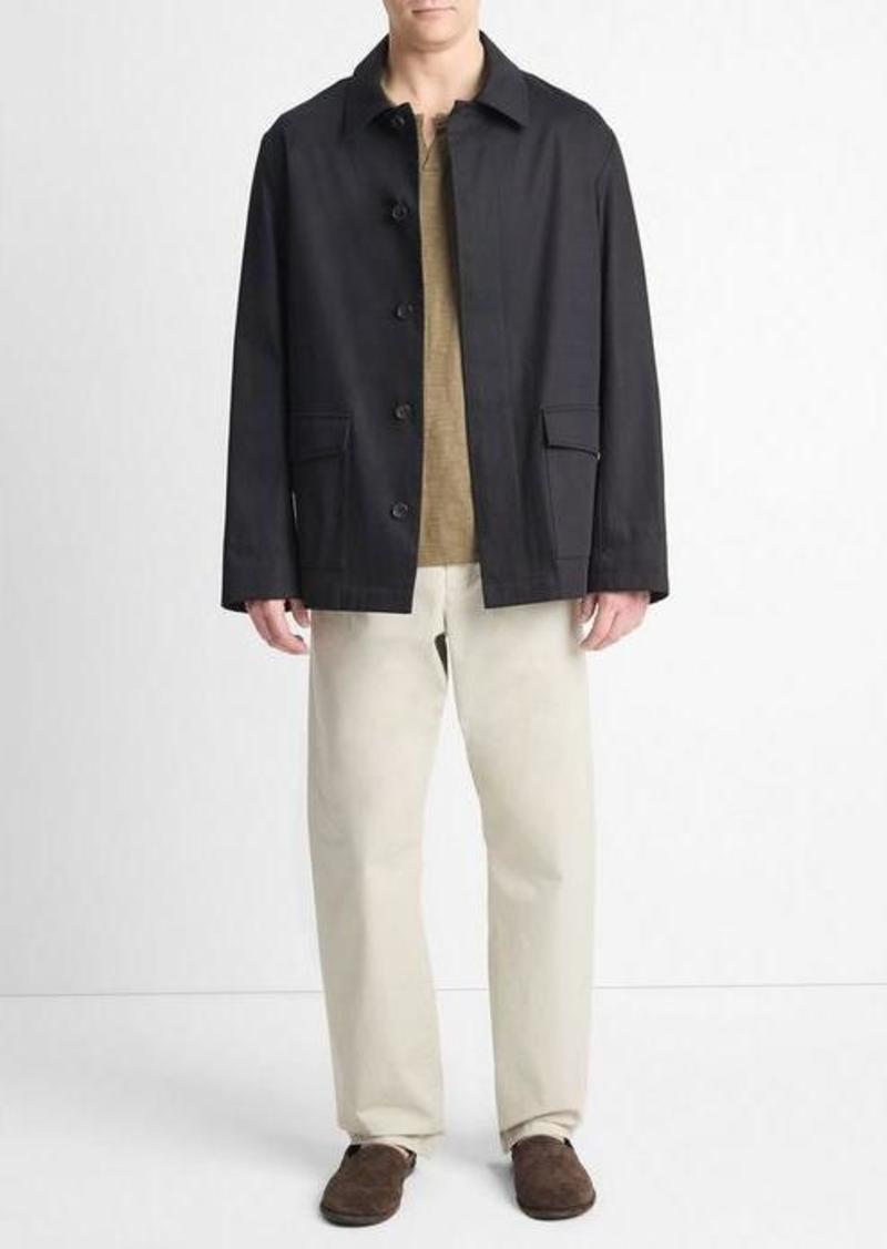 Vince Short Cotton Mac Coat