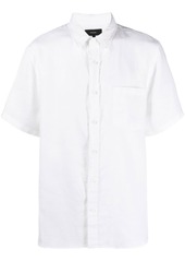 Vince short-sleeve linen shirt