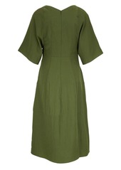 Vince short-sleeve V-neck dress