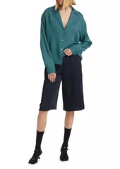 Vince Silk Dolman-Sleeve Blouse