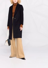 Vince single-breasted fitted coat