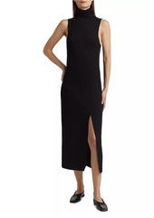 Vince Sleeveless Turtleneck Dress