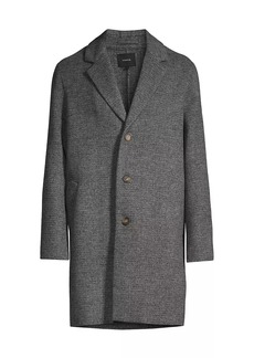 Vince Splittable Wool-Blend Single-BreastedCar Coat