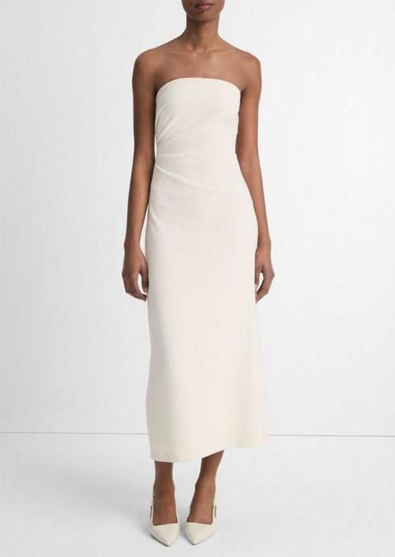 Vince Strapless Draped Dress