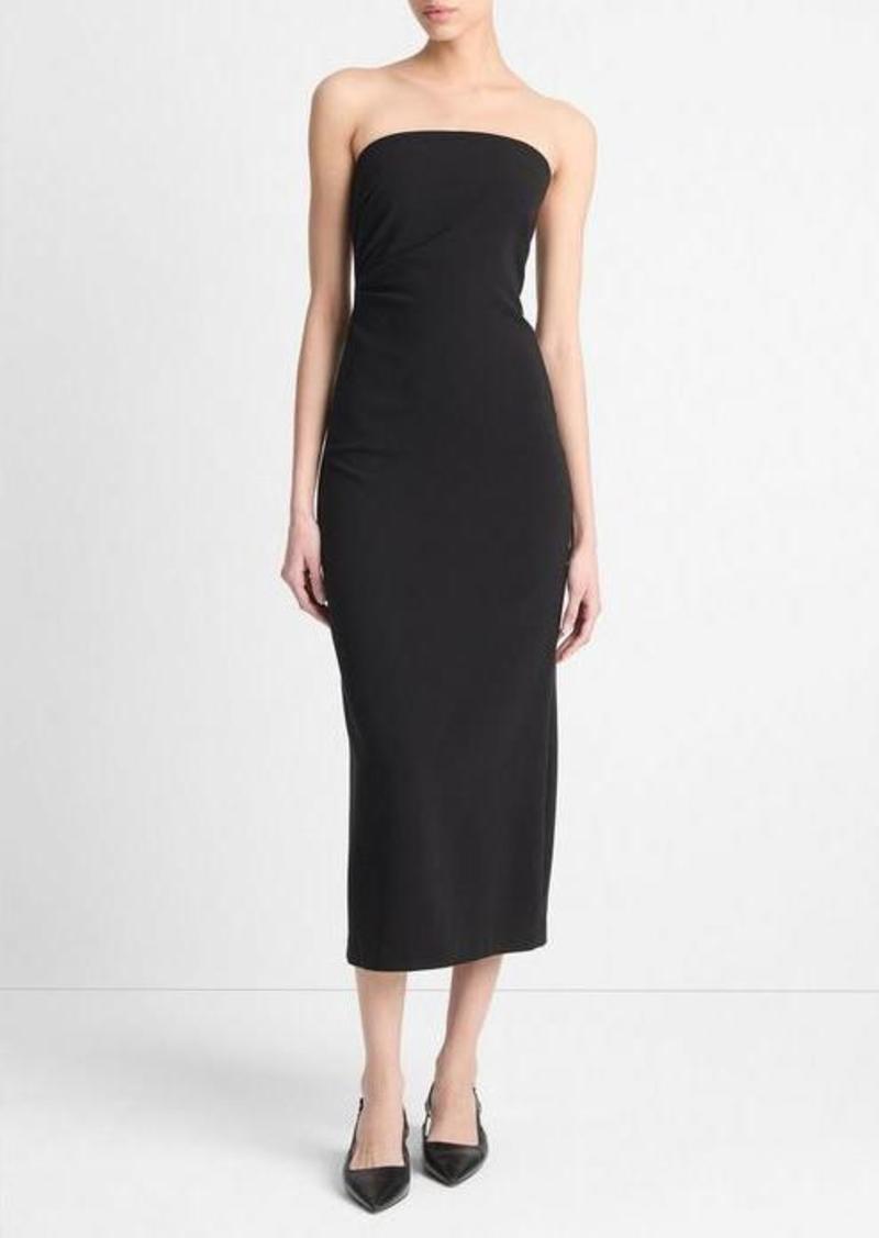 Vince Strapless Draped Dress