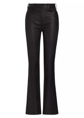 Vince Stretch Bootcut Leather Pants