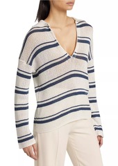 Vince Striped Cotton Sweater