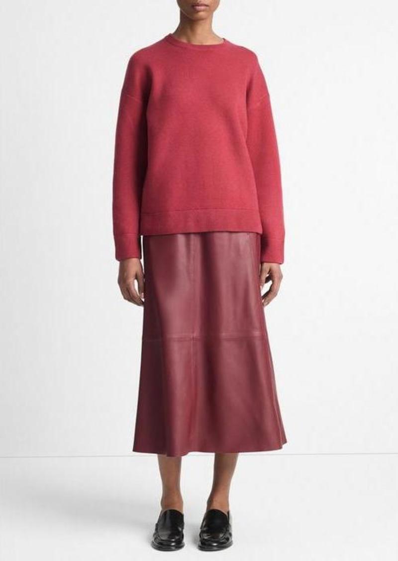 Vince Structured Wool-Blend Pullover