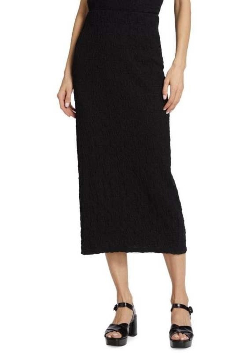 Vince Textured Midi Skirt