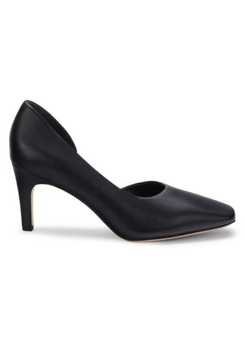 Vince Tiana Point Toe Leather Pumps