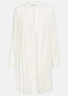 Vince Trapeze linen-blend minidress