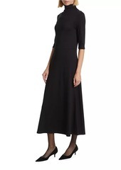 Vince Turtleneck Knit Midi-Dress