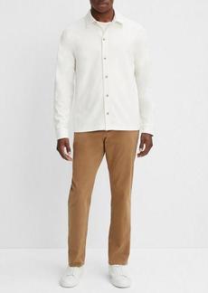 Vince Twill Knit Button-Front Shirt
