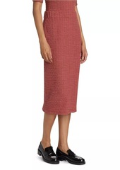 Vince Un-Lined Smocked Skirt