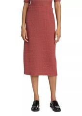 Vince Un-Lined Smocked Skirt