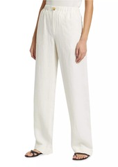 Vince Utility Hemp Straight-Leg Pants