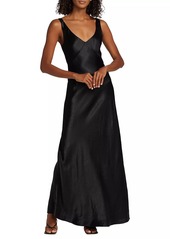 Vince V-Neck Maxi Slip Dress