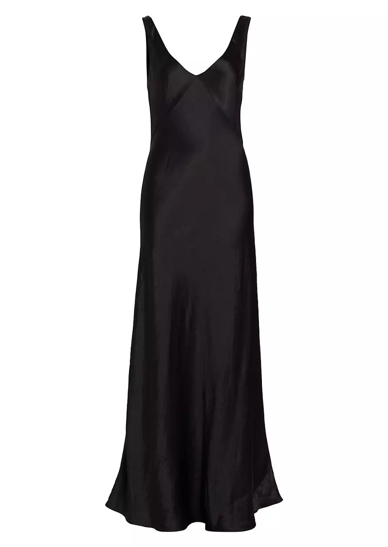 Vince V-Neck Maxi Slip Dress