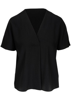 Vince V-neck pleat-detailing blouse