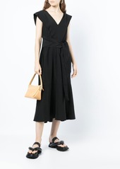 Vince V-neck sleeveless midi dress