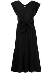 Vince V-neck sleeveless midi dress