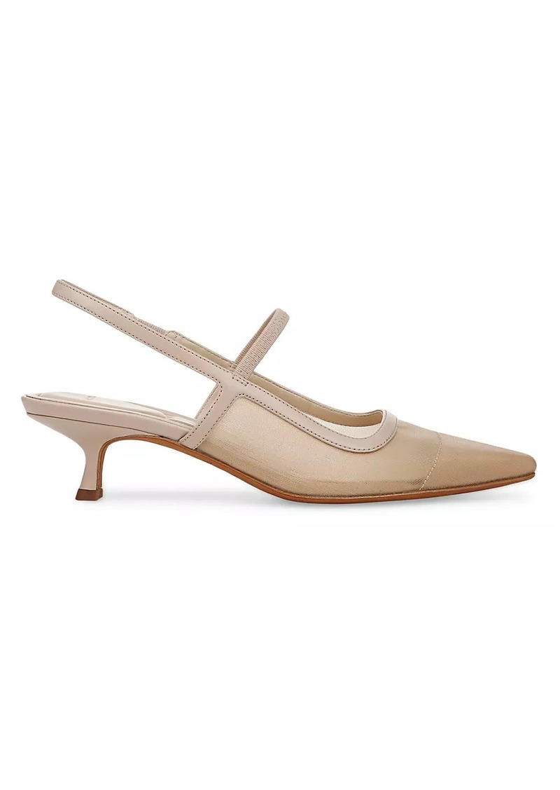 Vince Venice 45MM Mesh Slingback Pumps