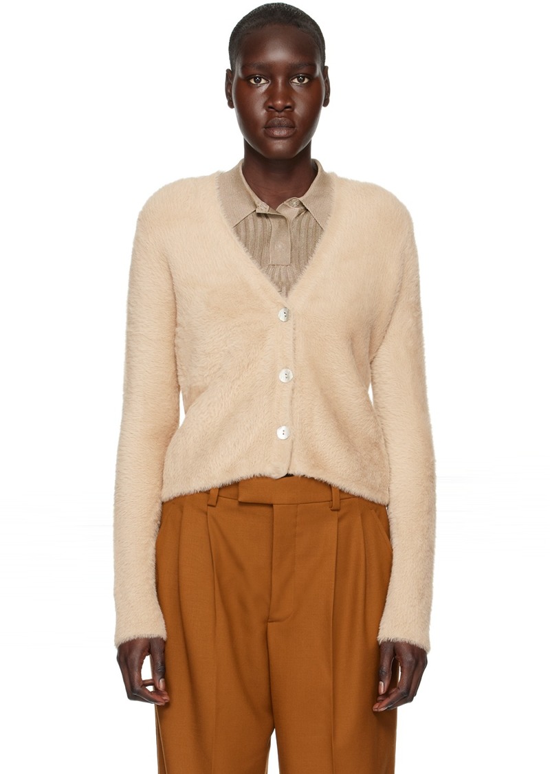 Vince Beige Eyelash Cardigan