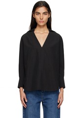 Vince Black V-Neck Shirt