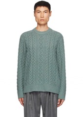 Vince Blue Aran Sweater