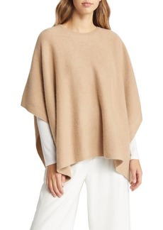 Vince Boiled Cashmere Knit Poncho