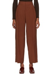 Vince Brown Drapey Trousers