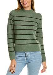 Vince Brushed Wide Stripe Alpaca & Wool-Blend Sweater