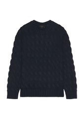 Vince Cable Wave Crew Sweater