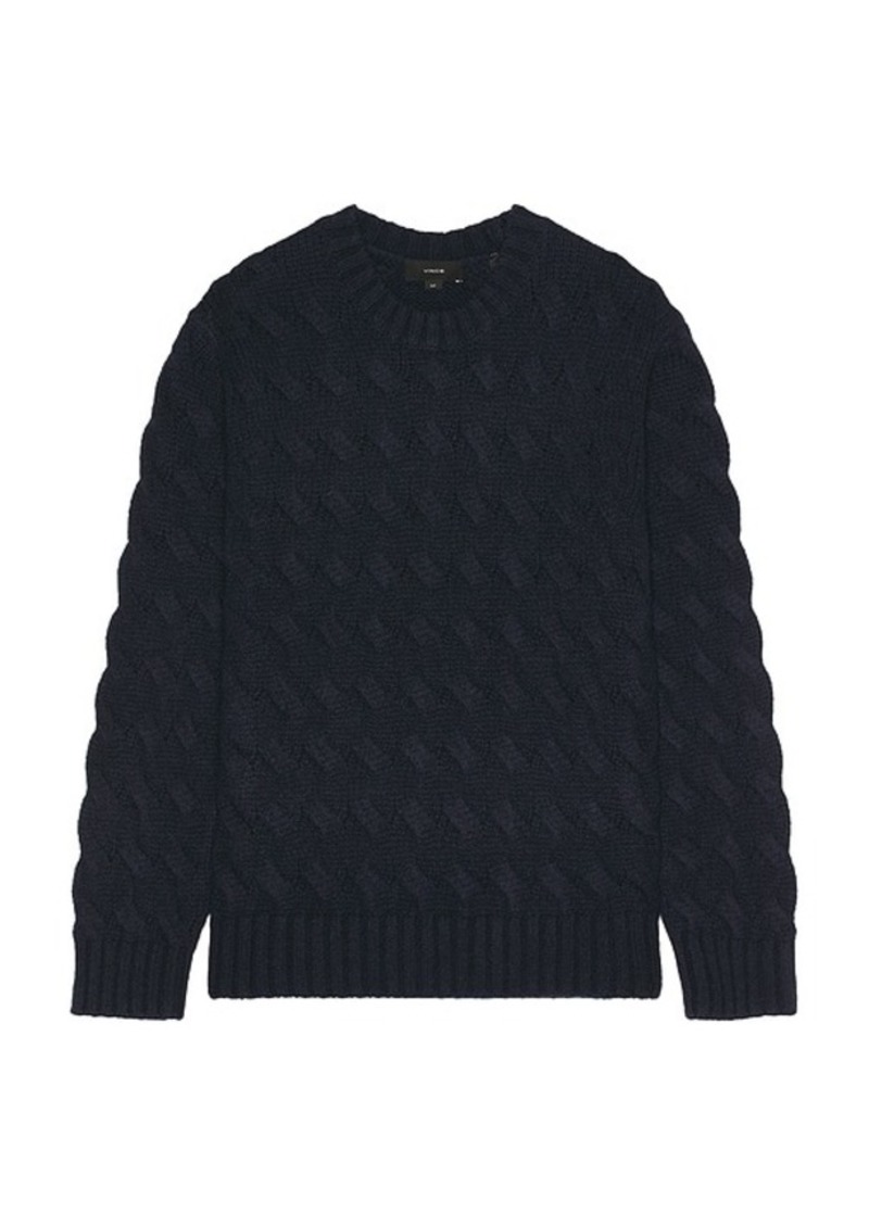 Vince Cable Wave Crew Sweater