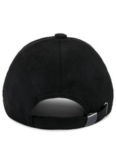 Vince Cashmere Baseball Cap With Leather Trim