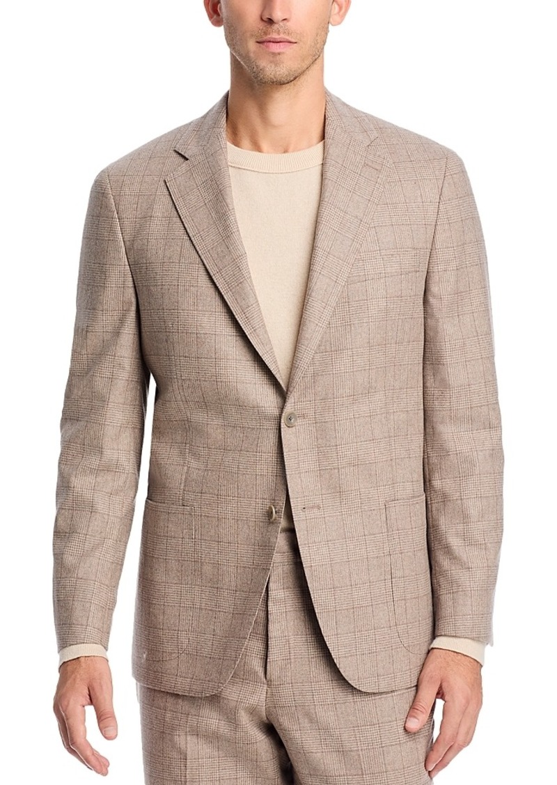 Vince Wool & Cashmere Light Flannel Unstructured Slim Fit Suit Jacket