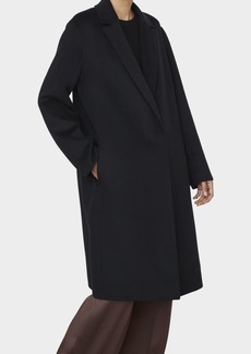 Vince Classic Straight Wool-Blend Coat