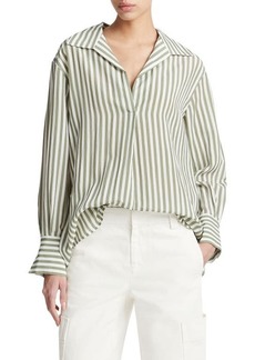 Vince Coastal Stripe Long Sleeve Shirt