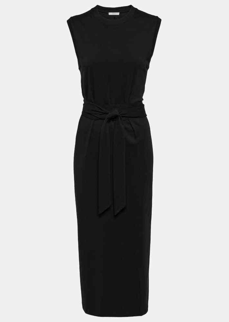 Vince Cotton jersey midi dress