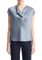 Vince Cowl Neck Silk Blouse