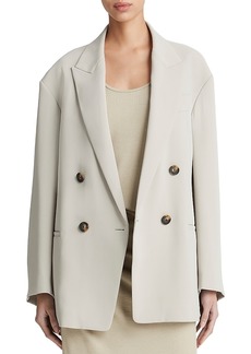 Vince Crepe Double Breasted Blazer