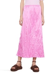 Vince Crinkle Satin Maxi Skirt