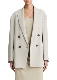Vince Double Breasted Crepe Blazer