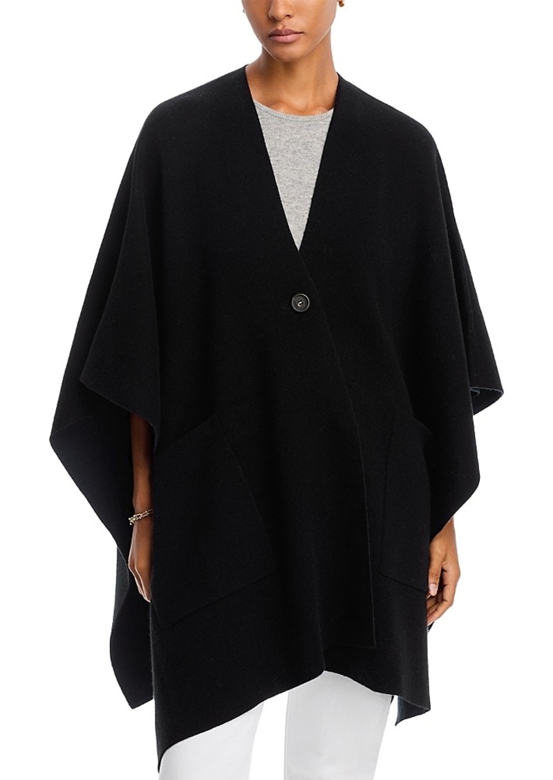 Vince Double Face Knit Cashmere Cape